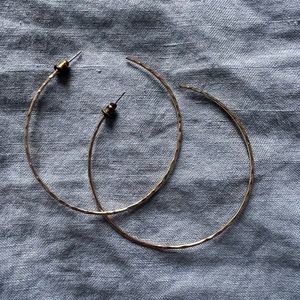 Thin Gold Hoops